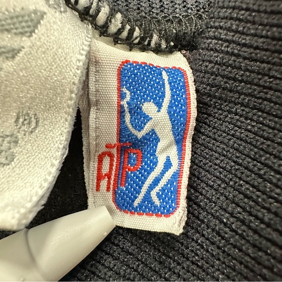 Vintage 70s 80s Made in USA Adidas ATP Tennis Full Zip Track Jacket, Medium - Picture 5 of 8